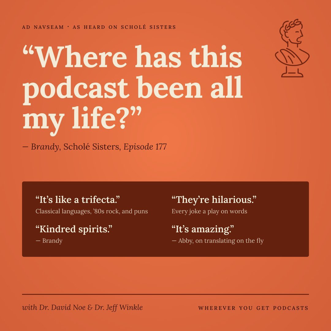“Where has this podcast been all my life?” Brandy, Scholé Sisters, Episode 177
